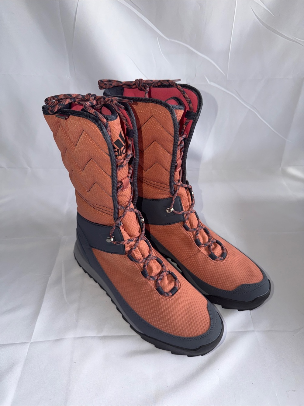 Adidas Terrex CW Choleah High CP Raw Pink Black Insulated Winter Boots NWT Sz 10